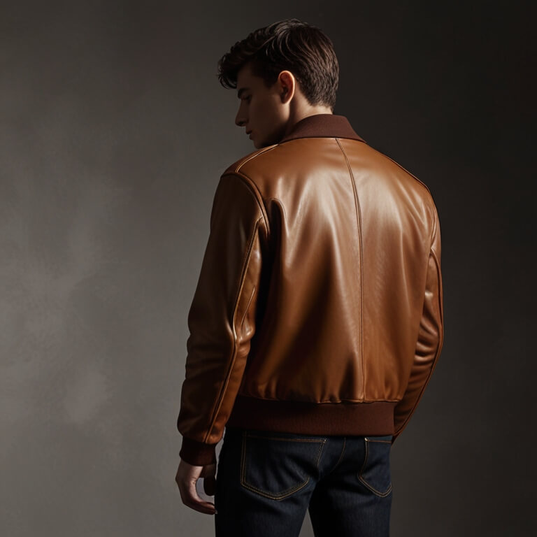 Leather Bomber